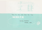 White 925 Instruction Manual