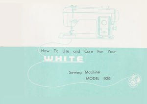 Instruction Manual, White 925