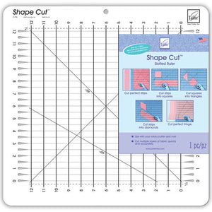 Shape Cuts Slotted 1/2" Ruler by June Tailor