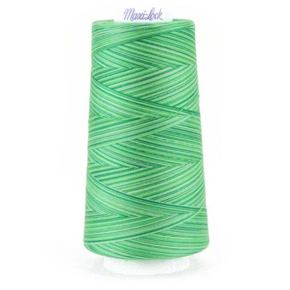 Maxi-Lock Swirls Variegated Thread - Mint Julep