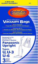 Panasonic Type U/U-3/U-6 Bags