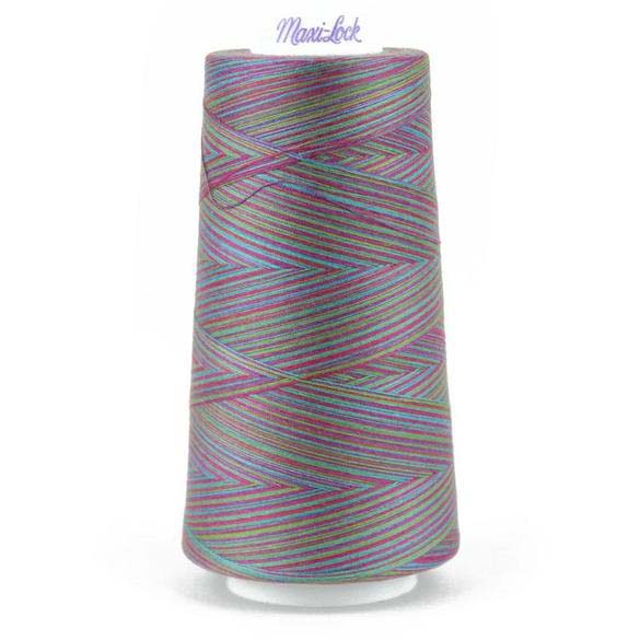 Maxi-Lock Swirls Variegated Thread - Tie Dye Punch