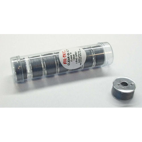 Fil-Tec "L" Style Prewound Cotton Bobbins - Lead Grey