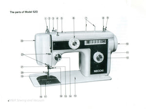 Instruction Manual, Necchi 520