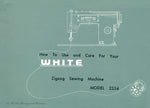White 2334 Instruction Manual