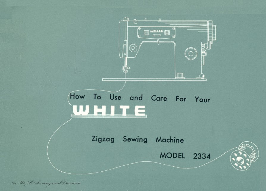 Instruction Manual, White 2334