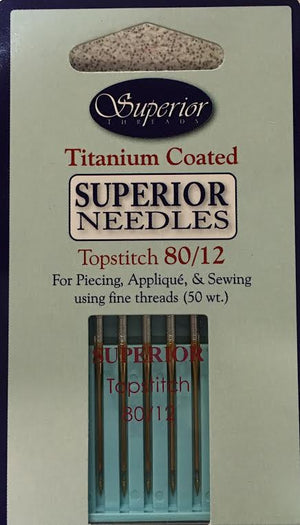 Superior Top Stitch Needles - 80/12