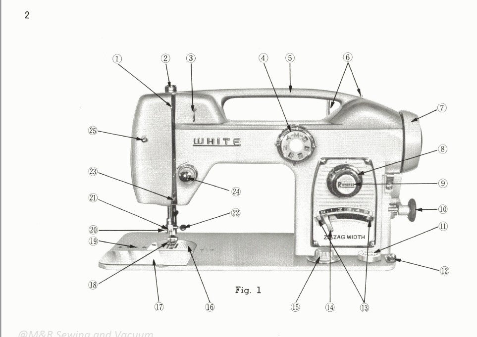 Instruction Manual, White 769