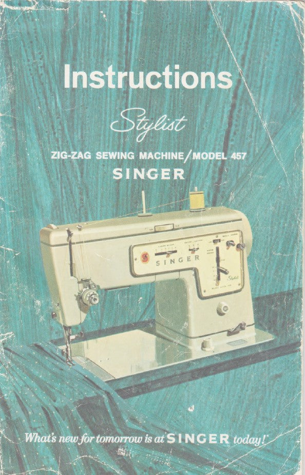 Instruction Manual, Singer 457