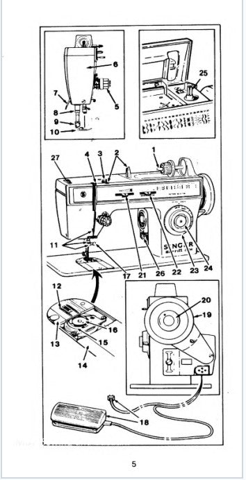 Instruction Manual, Singer 2404