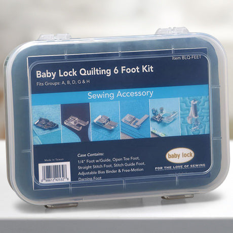 Baby Lock 6-Foot Quilting Feet Kit, BLQ-FEET