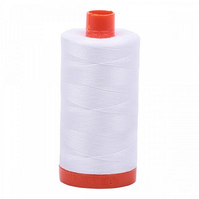 Aurifil 50 weight Cotton Thread, White-2024
