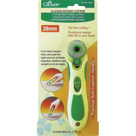 28mm Clover Softgrip Rotary Cutter