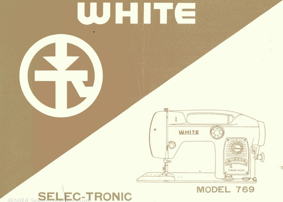 White 769 Instruction Manual
