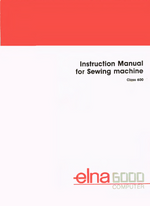 Elna 6000 Instruction Manual