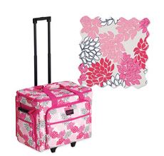 CNL01FL Pink Gray Floral Print