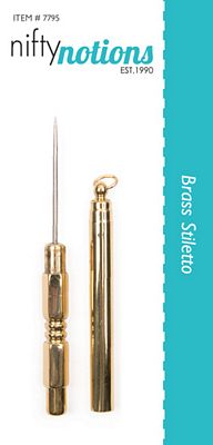 Nifty Notions Brass Stiletto