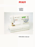 Pfaff 7510 Instruction Manual