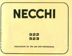 Necchi 522/523 Instruction Manual