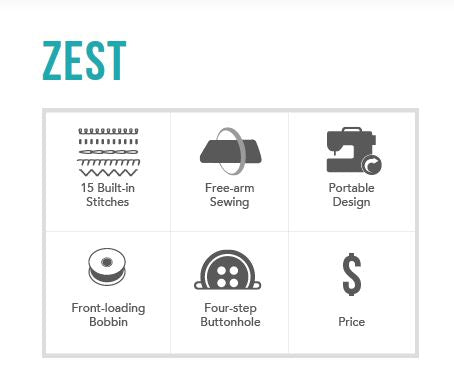 Baby Lock Zeal Sewing Machine