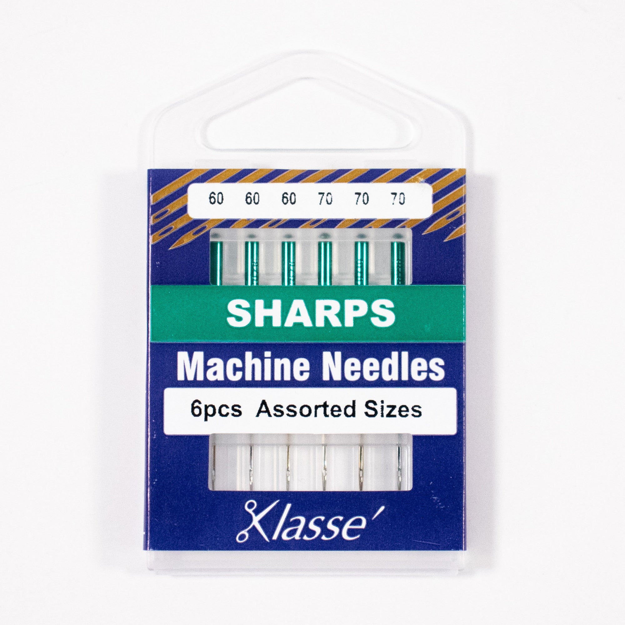 Sharps Needle 60/8 70/10 3 Each, Pkg.6