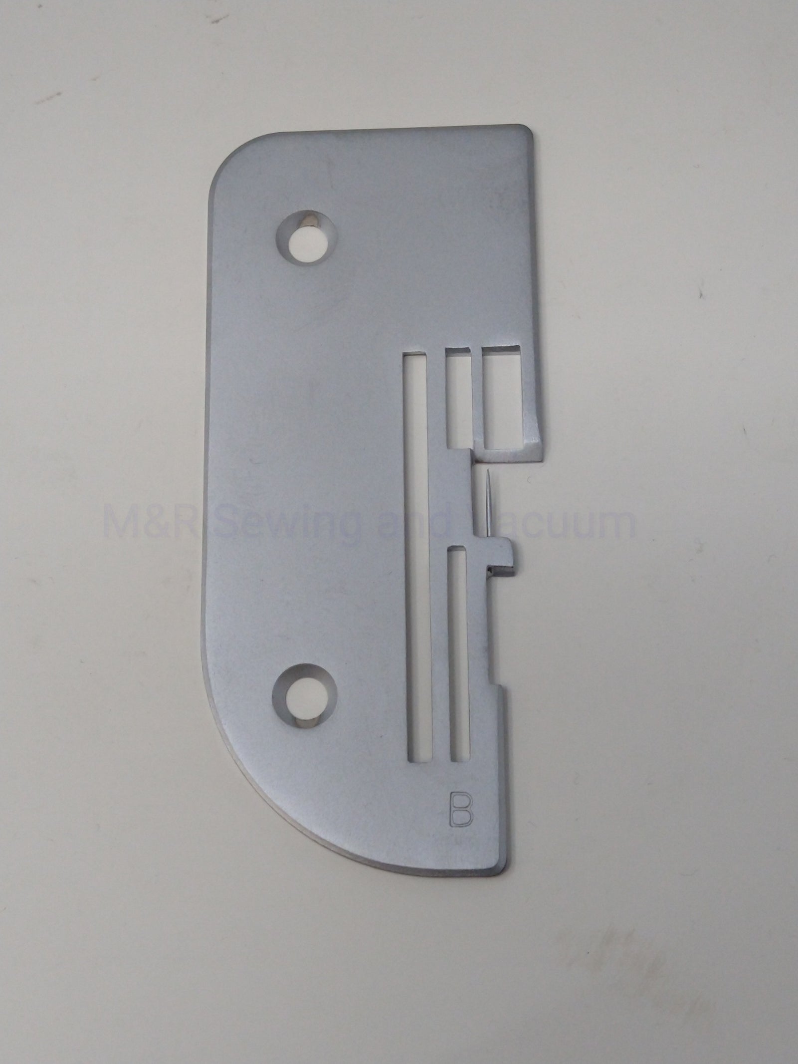 Rolled Hem Needle Plate, White