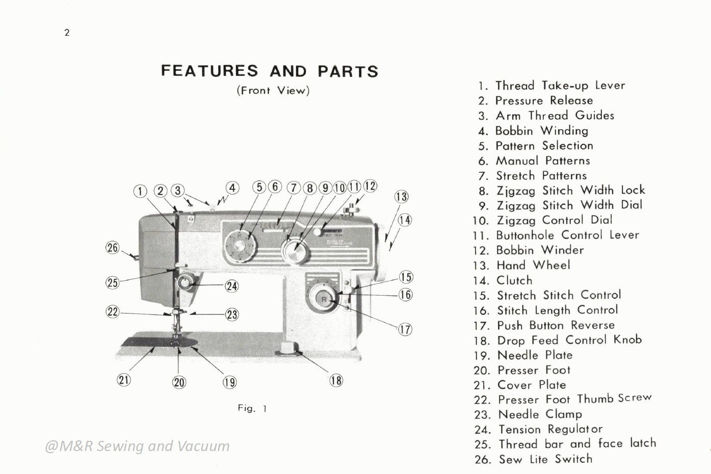 Instruction Manual, White 675