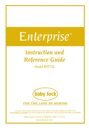 Instruction Manual, Enterprise, BNT10L