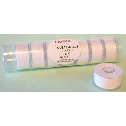 Fil-Tec 15 Class Prewound Cotton Bobbins - White