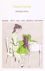 Kenmore 1941 Instruction Manual