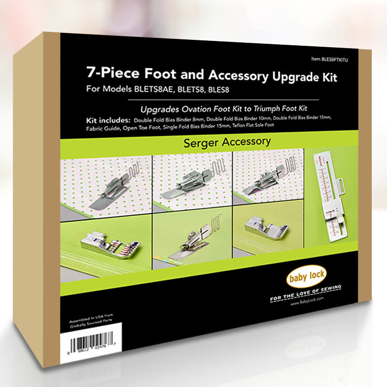 Baby Lock 7-Piece Foot Kit Upgrade Kit, BLES8FTKITU