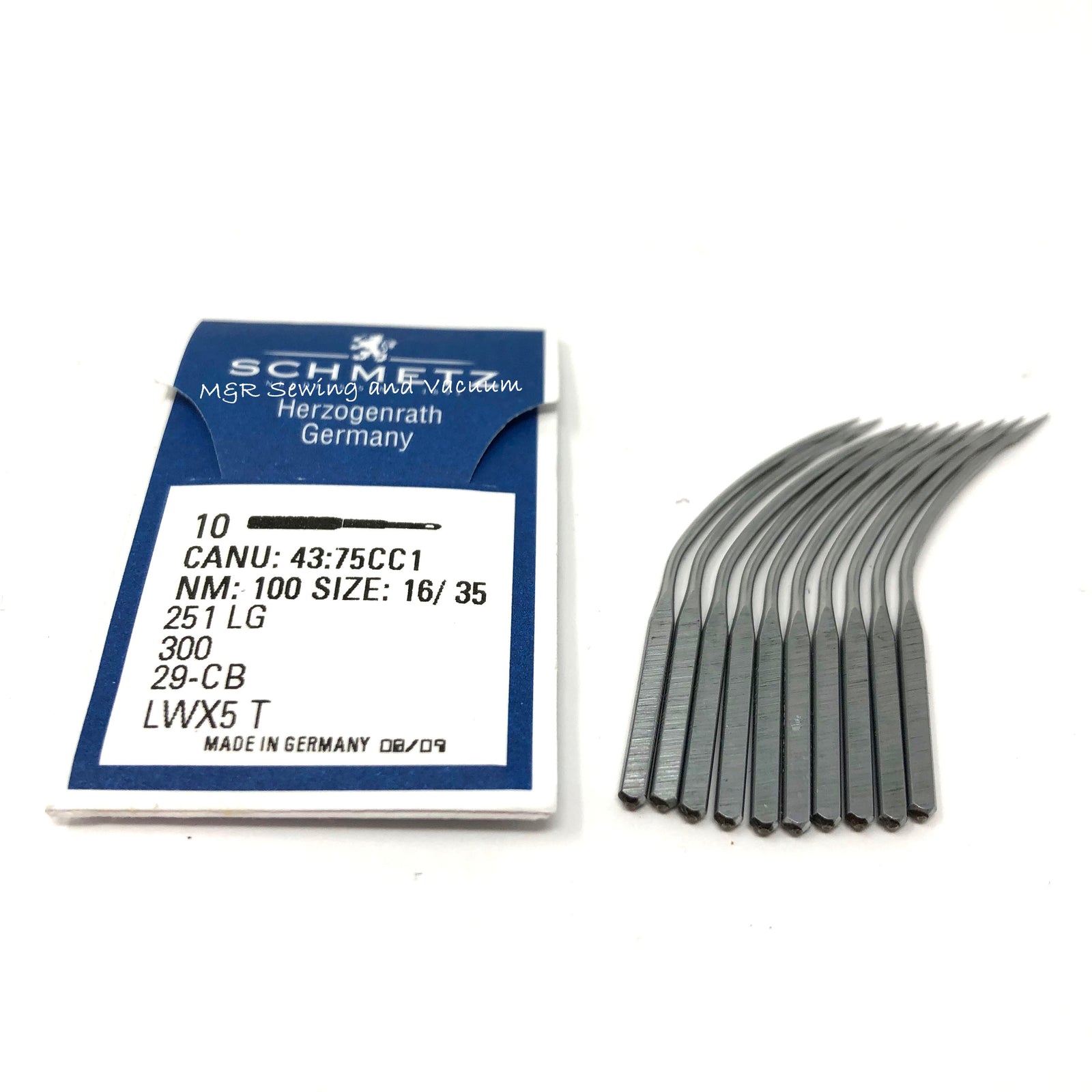 Schmetz Industrial Blindstitch (Curved) Needles - 100/16