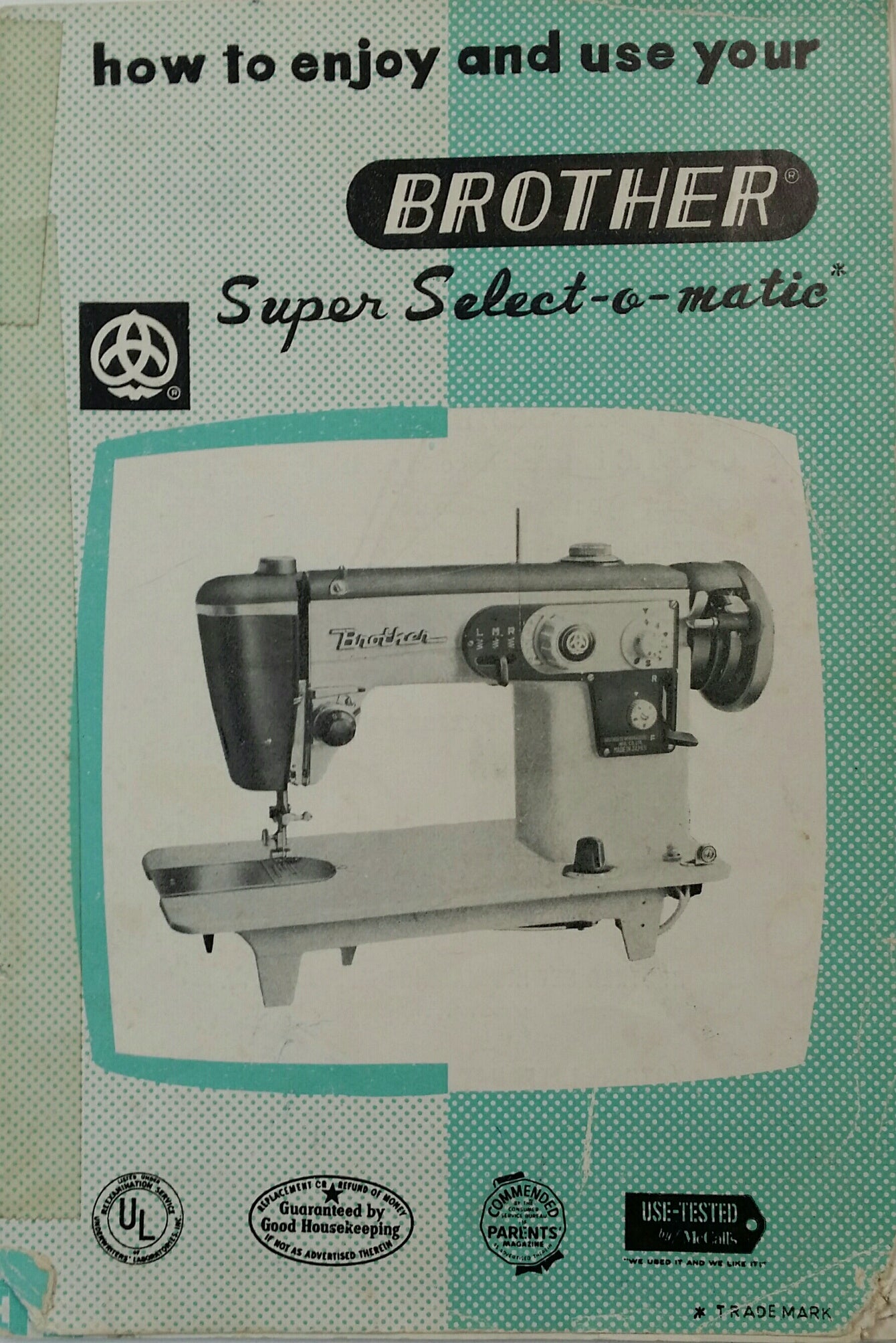 Brother Super Select-o-Matic Instruction Book