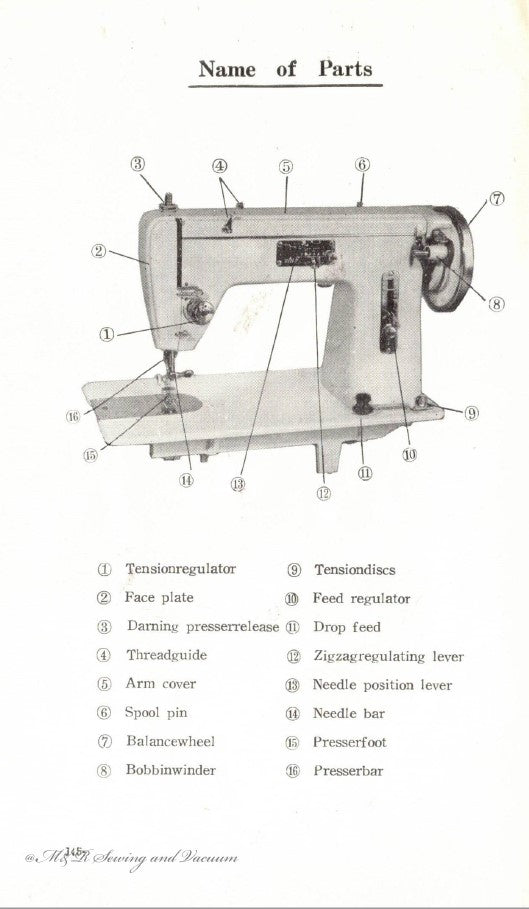 Instruction Manual, Wards Deluxe Round Bobbin