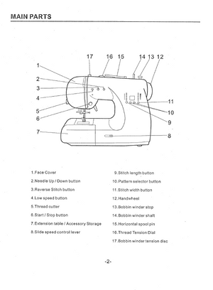 Instruction Manual, Baby Lock BL66