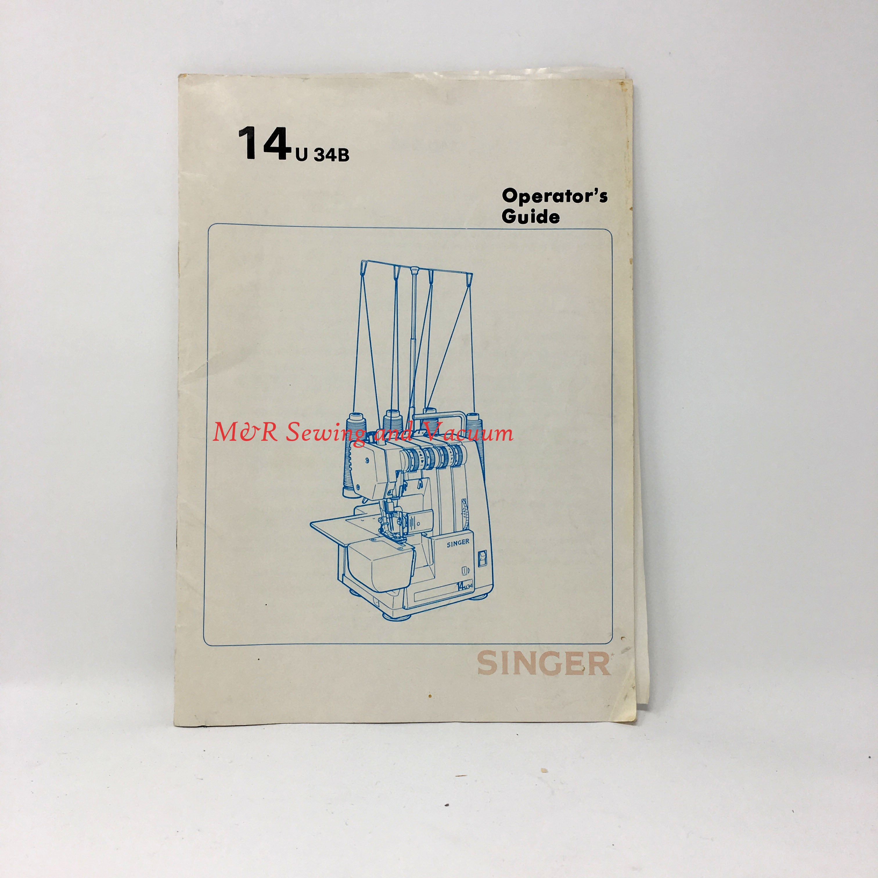 Singer 14u348B Serger Instruction Manual