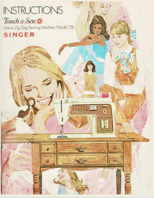 Instruction Manual, Singer 758