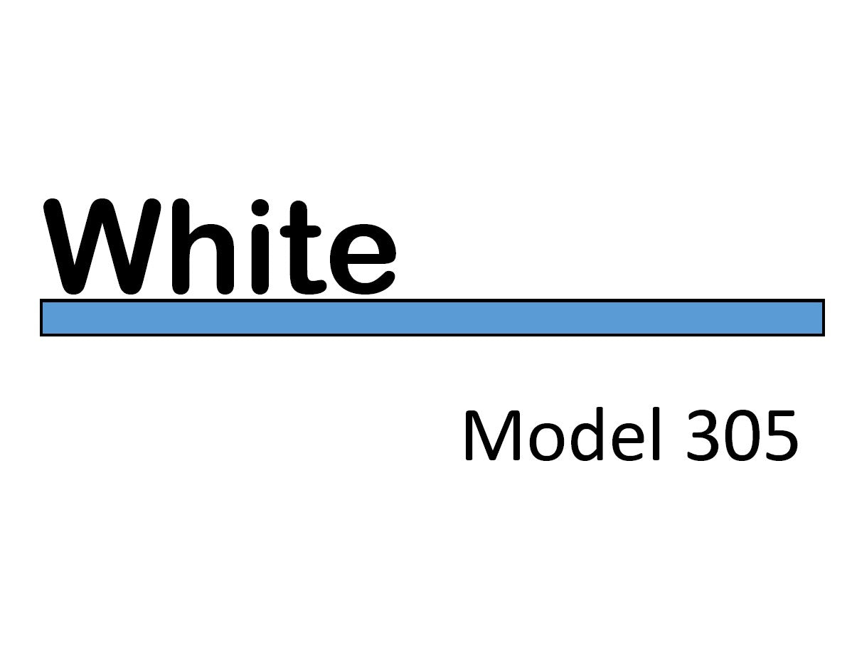 White 305 Instruction Manual
