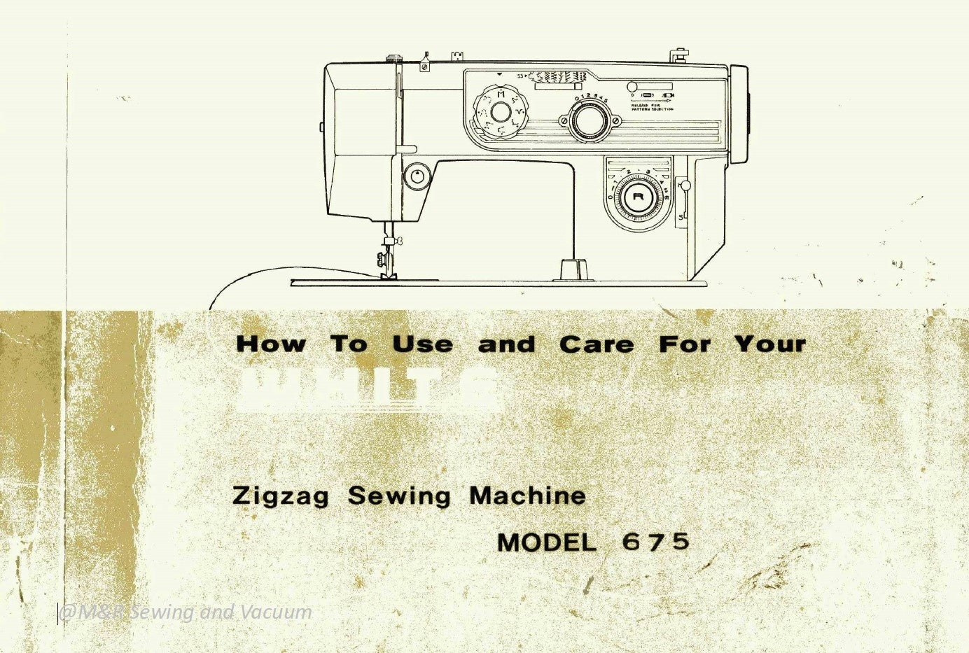 White 675 Instruction Manual