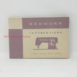 Instruction Manual, Kenmore Model 32