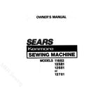 Kenmore Models 385.1258180/385.1268180/385.1278180 Instruction Manual