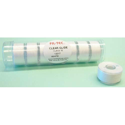 Fil-Tec 15 Class Prewound Cotton Bobbins - White