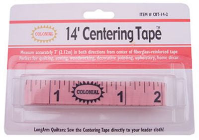 Colonial Longarm Centering Tape - 14ft