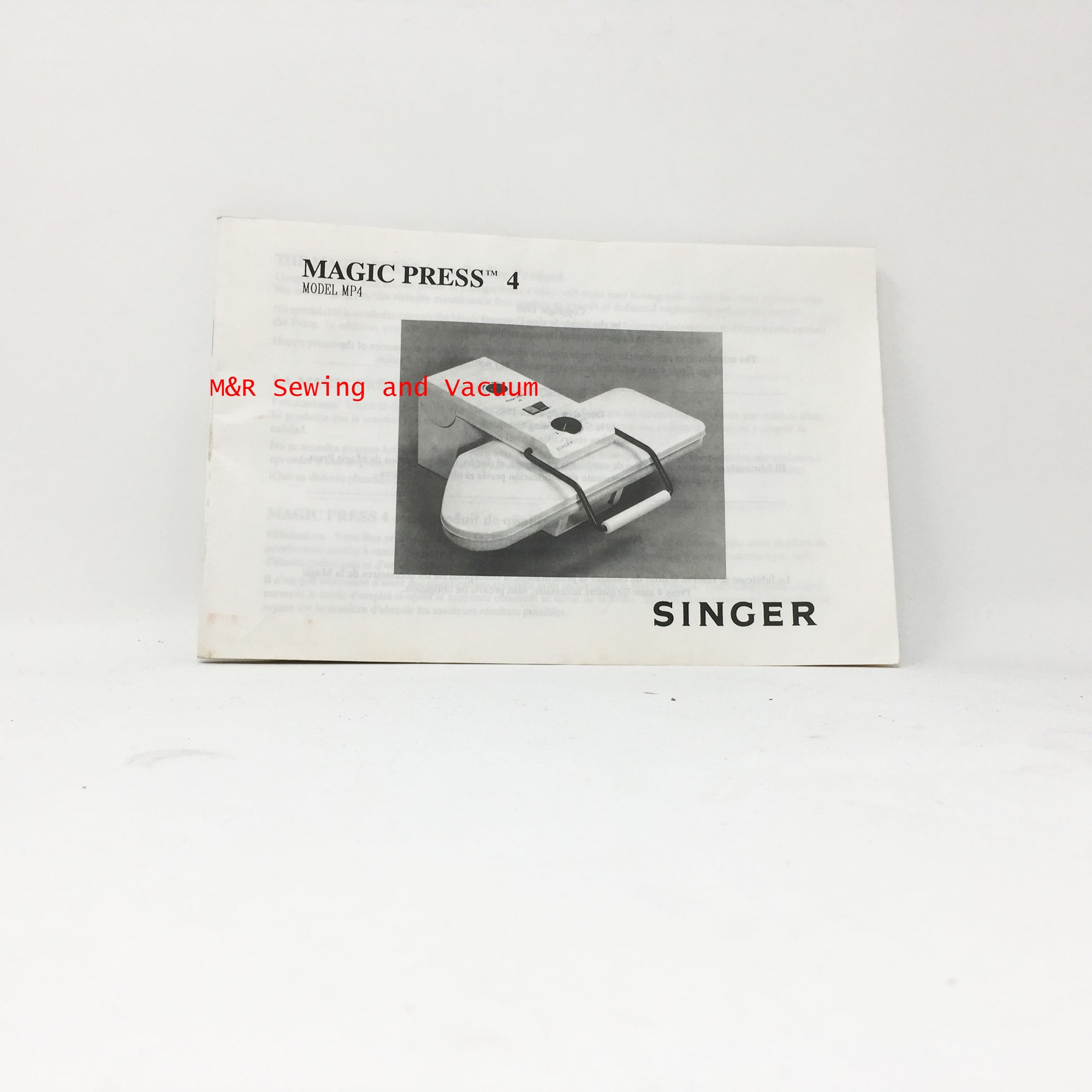 Singer Magic Press 4 Manual