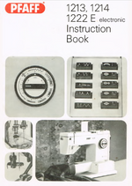 Pfaff 1213/1214/1222E Instruction Manual