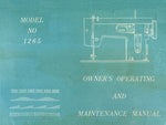White 1265 Instruction Manual