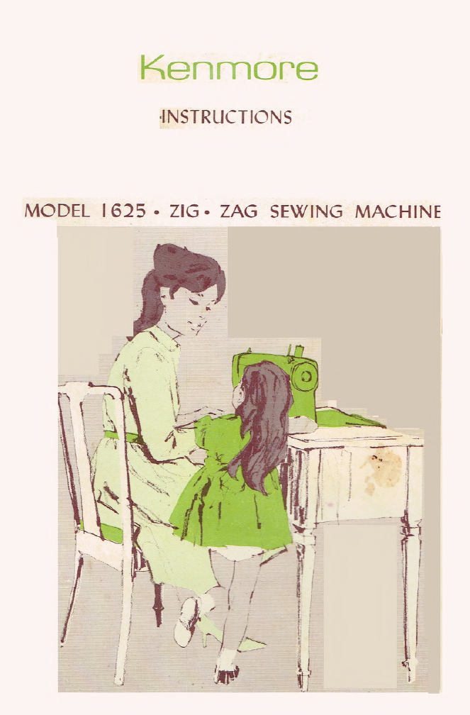 Kenmore 1625 Instruction Manual