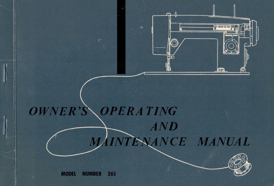 White 265 Instruction Manual - mrsewing