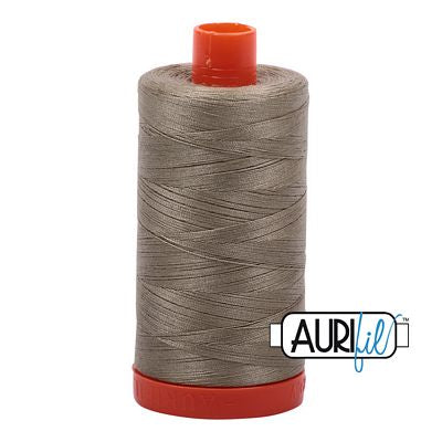 Aurifil 50 weight Cotton Thread, Lt Khaki Green- 2900