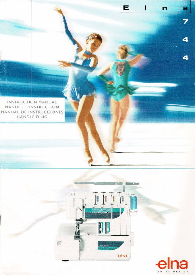 Elna 744 Serger Instruction Manual